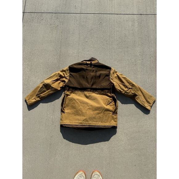 Vintage 70s Saftbak Duck Hunting Jacket Canvas Game Pouch Behind Water Repellent - Picture 12 of 16